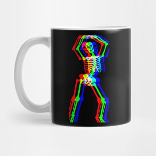 Trippy dancing skeleton Mug